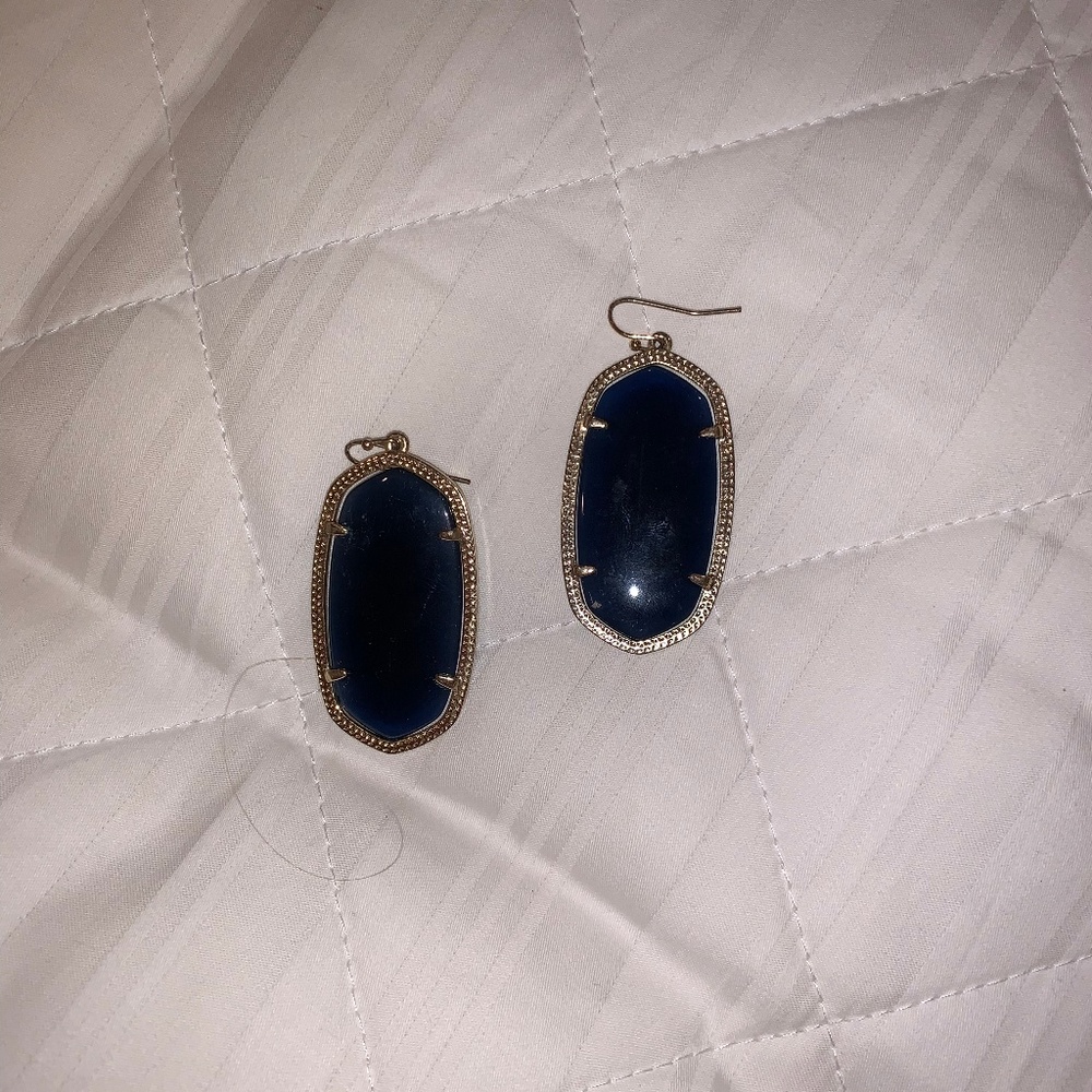 Navy Kendra Scott Earrings